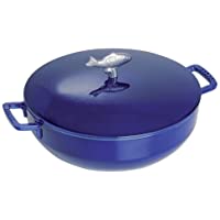 STAUB Cacerola de Hierro Fundido- Azul- 28 cm